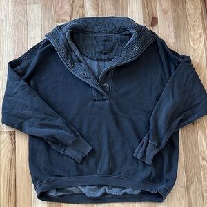 Aerie Oversized Dark Gray Pullover Sweater